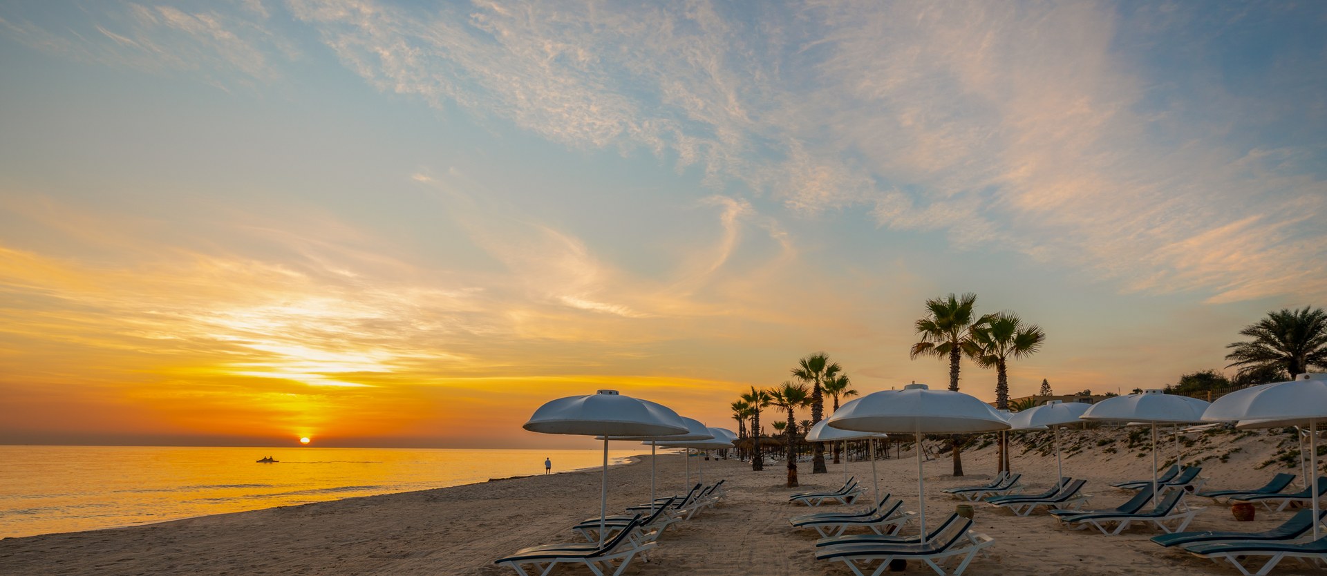 Port El Kantaoui beach sunset, Tunisia - JetSun Holidays